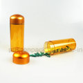 Amber Plastic Pharmaceutical Packaging Bottle for Capsule (PPC-PETM-016)